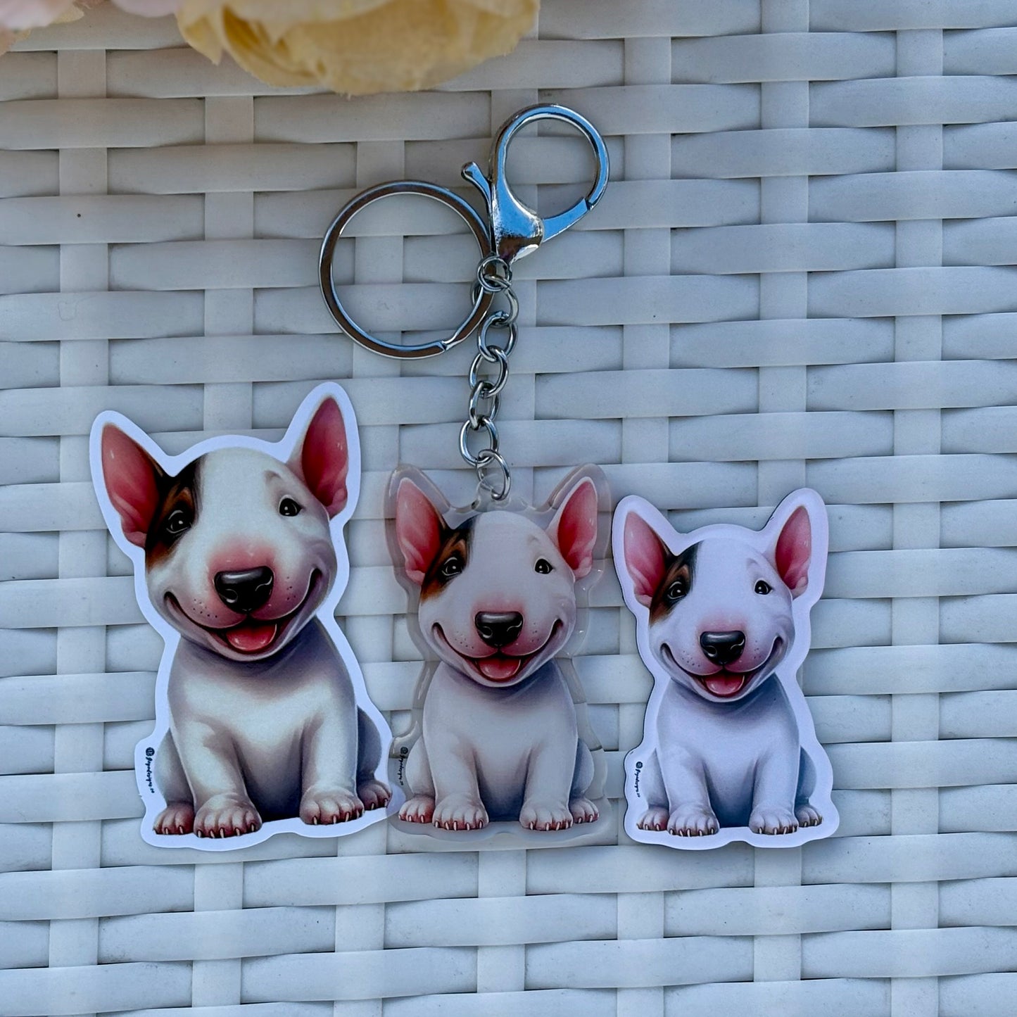 BULL TERRIER Puppy STICKER