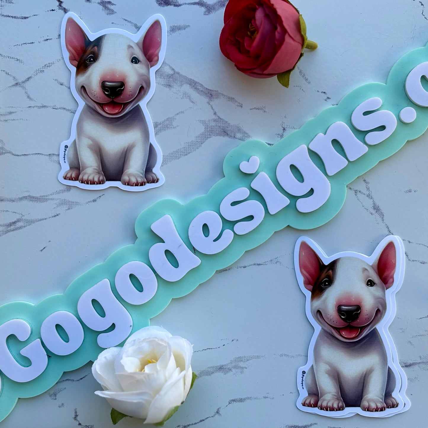 BULL TERRIER Puppy STICKER