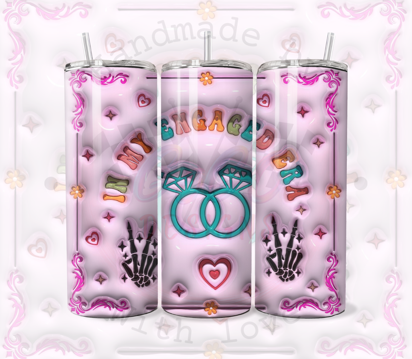 Bridesmaid 20 Ounce Tumblers Insulated, Creative Designs