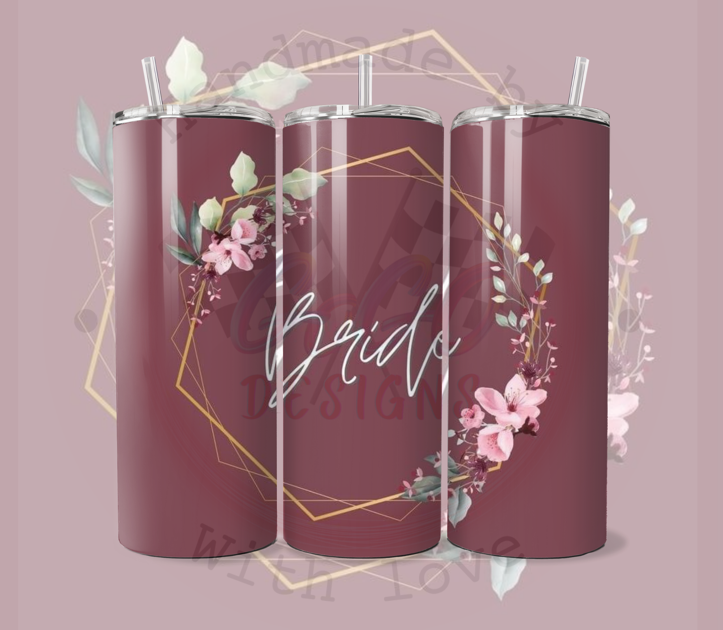 Bridesmaid 20 Ounce Tumblers Insulated, Creative Designs