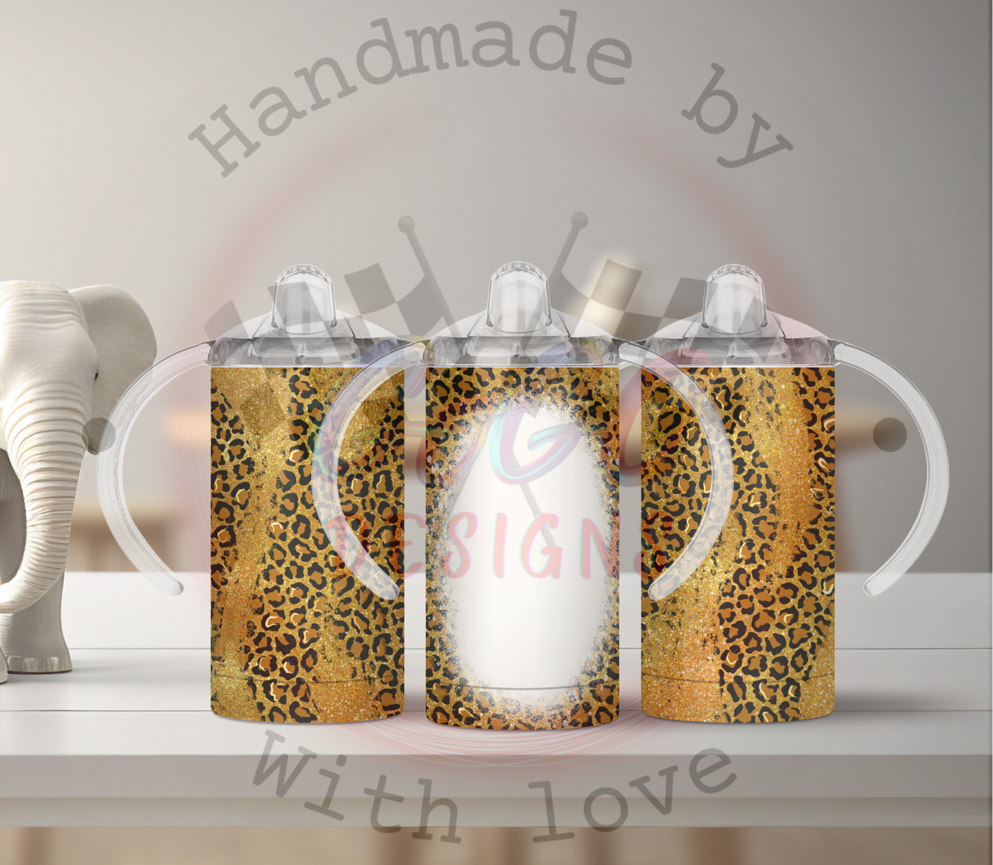 Personalized Designs colors sippy cup 12 oz Insulated, Holds Temp