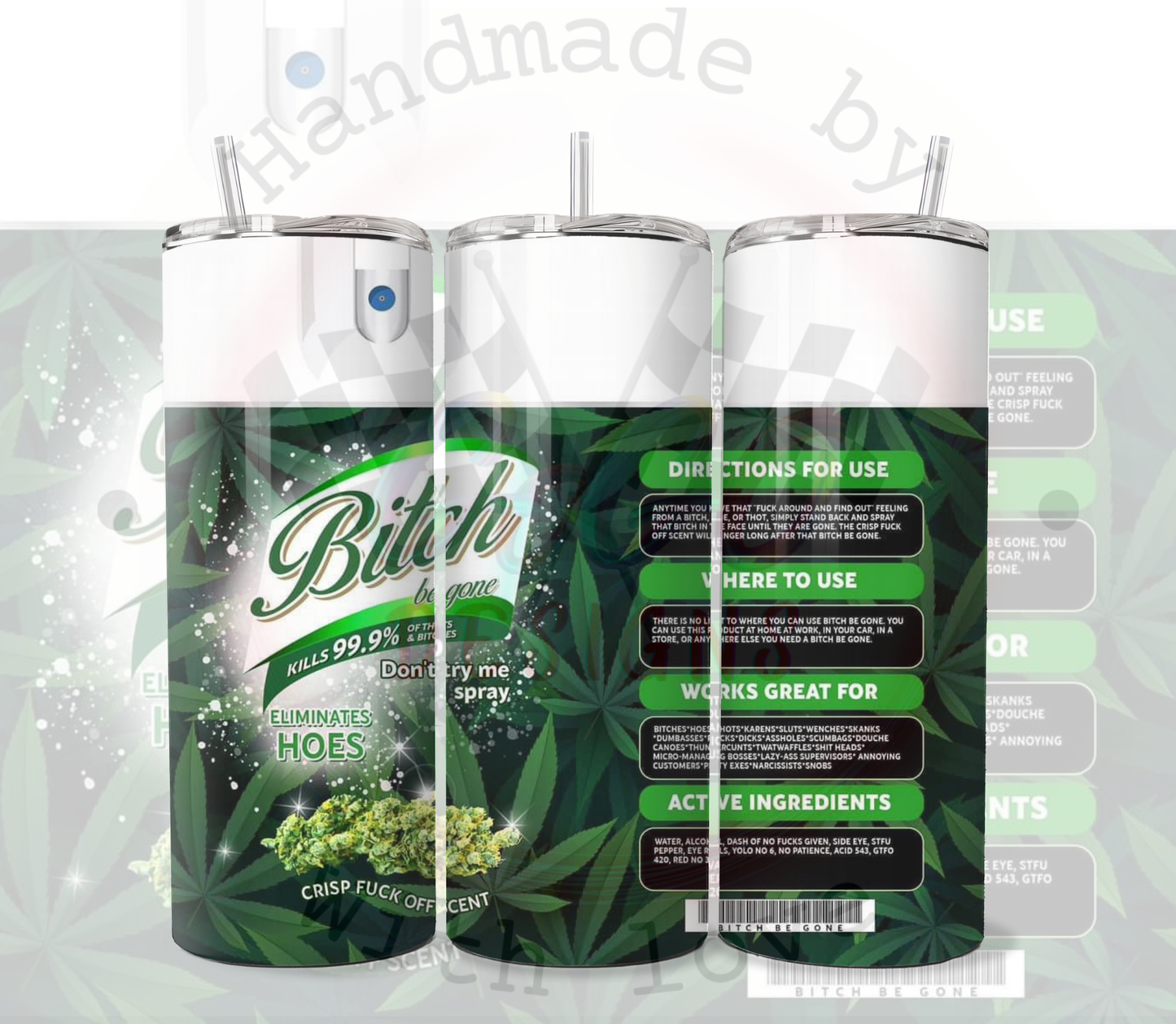 Bitch Be Gone 20 Ounce Tumbler