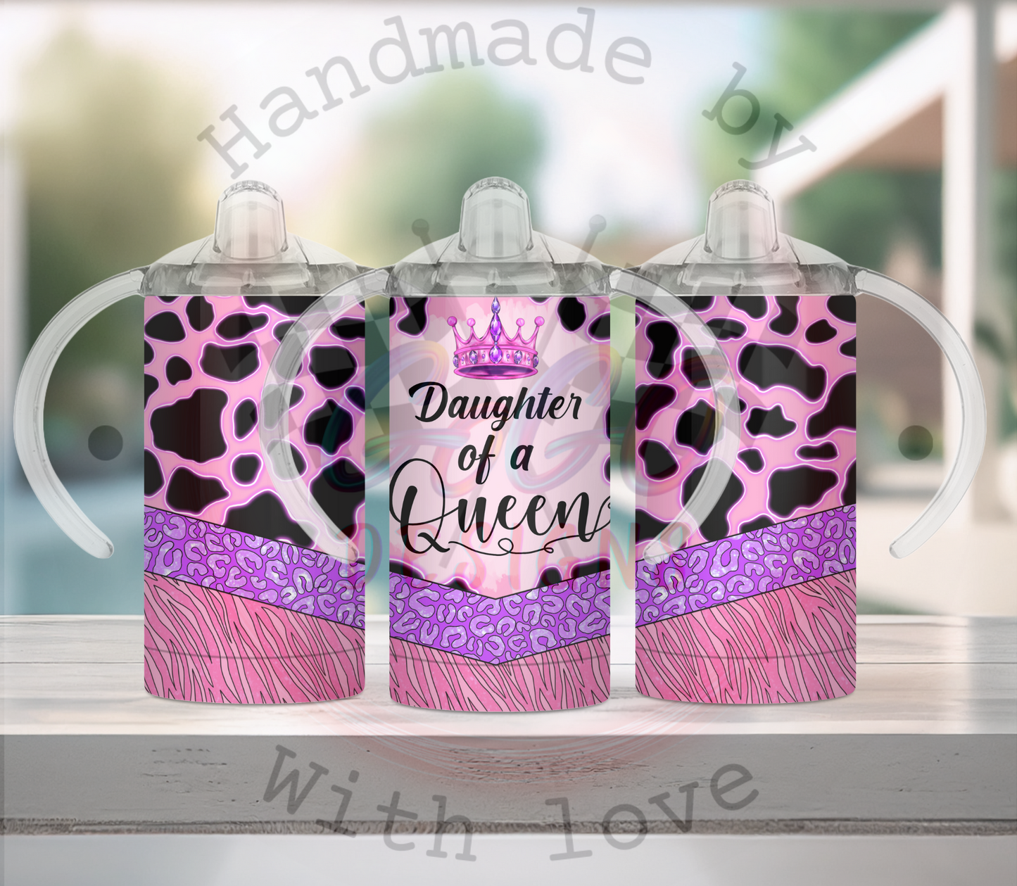 DAD, MOM, KID, DAUGHTER sippy cup 12 oz Insulated, Holds Temp