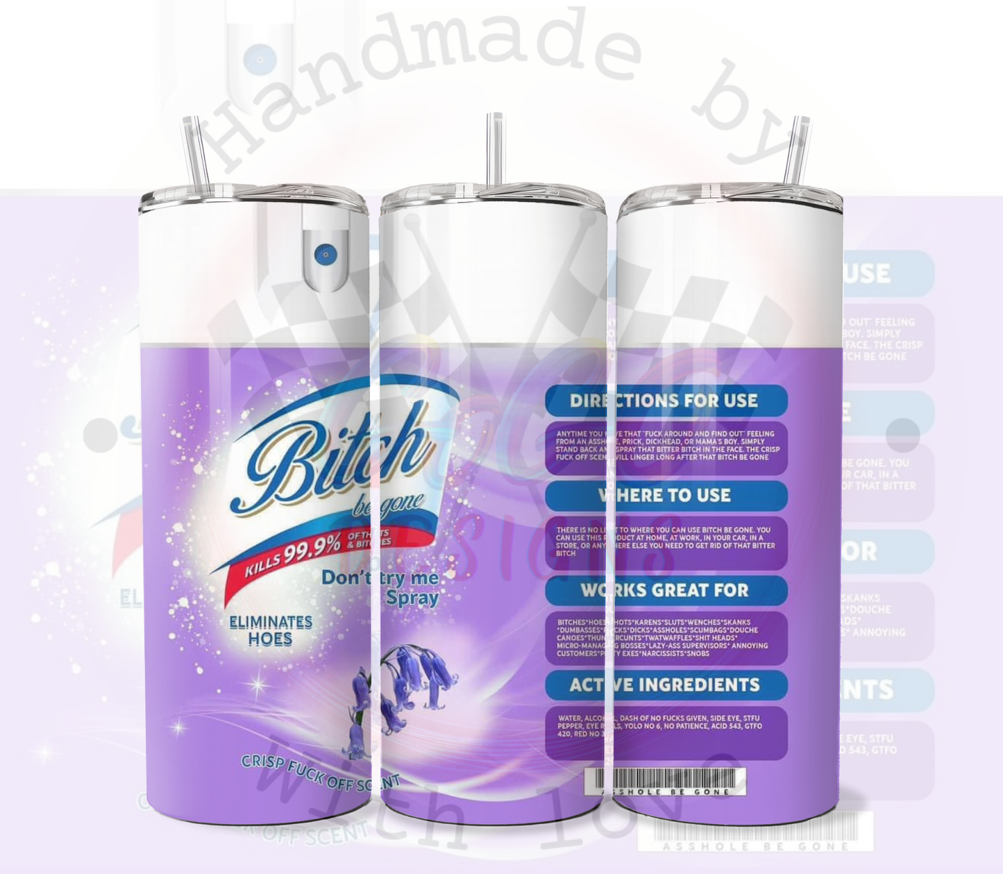 Bitch Be Gone 20 Ounce Tumbler