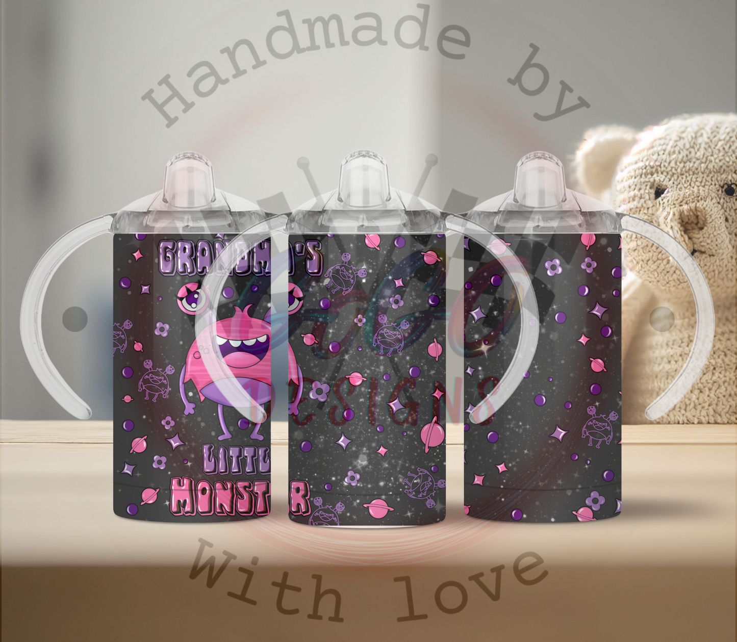 Monster sippy cup 12 oz Insulated, Holds Temp