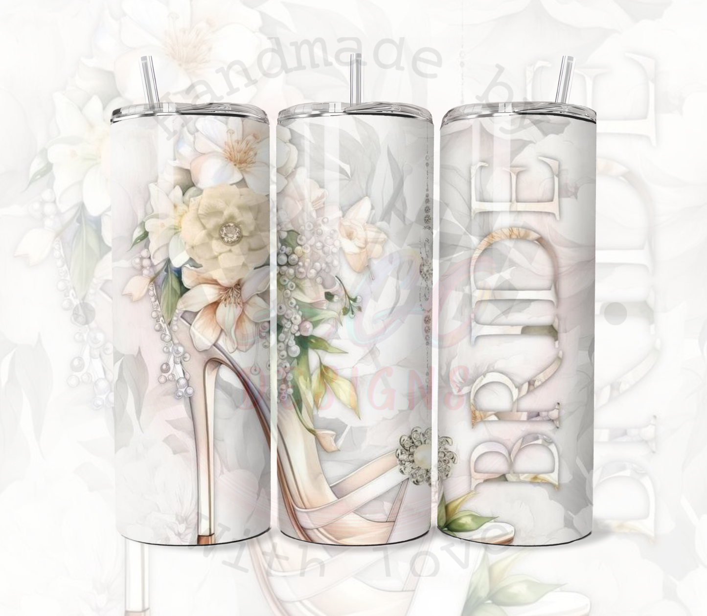 Bridesmaid 20 Ounce Tumblers Insulated, Creative Designs