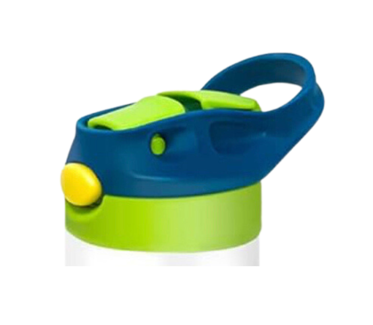 Blue Camping Kids Tumbler Push Button to open soft-tip Insulated/ Sublimation 12oz Kids Tumbler For Any Ocassion/ Handmade by GoGo Designs