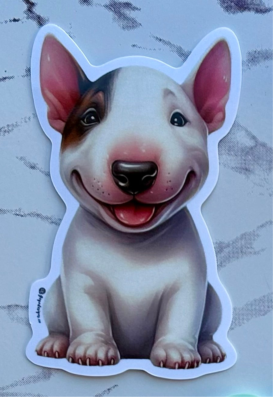 BULL TERRIER Puppy STICKER