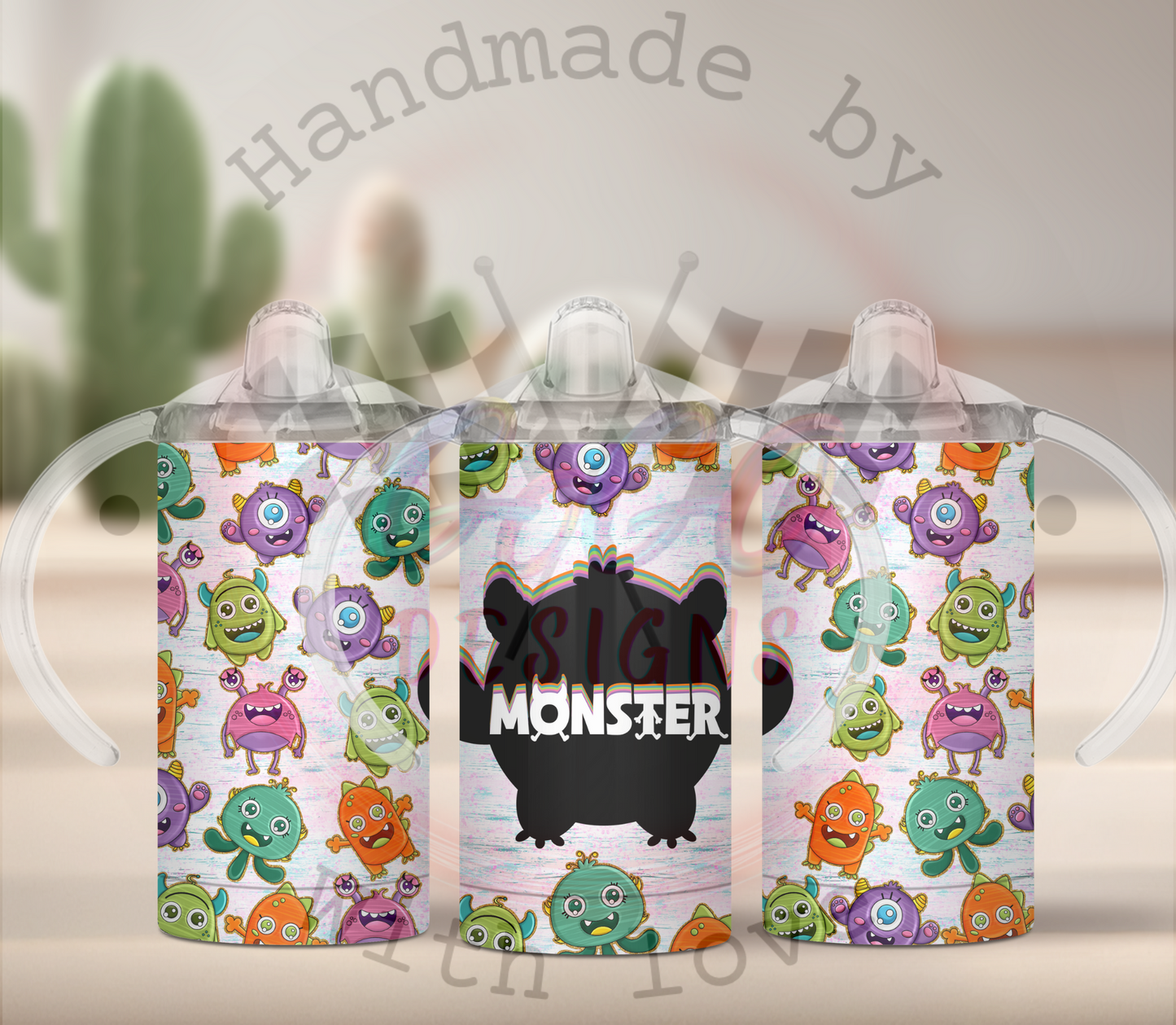 Monster sippy cup 12 oz Insulated, Holds Temp