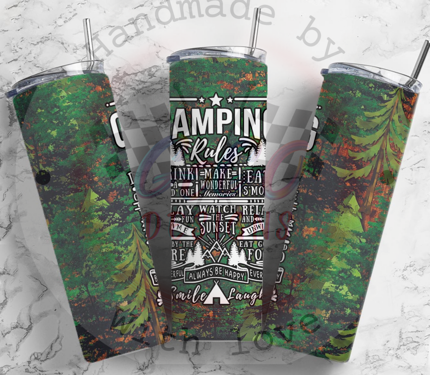 Camping Dad 20oz water bottle/tumbler