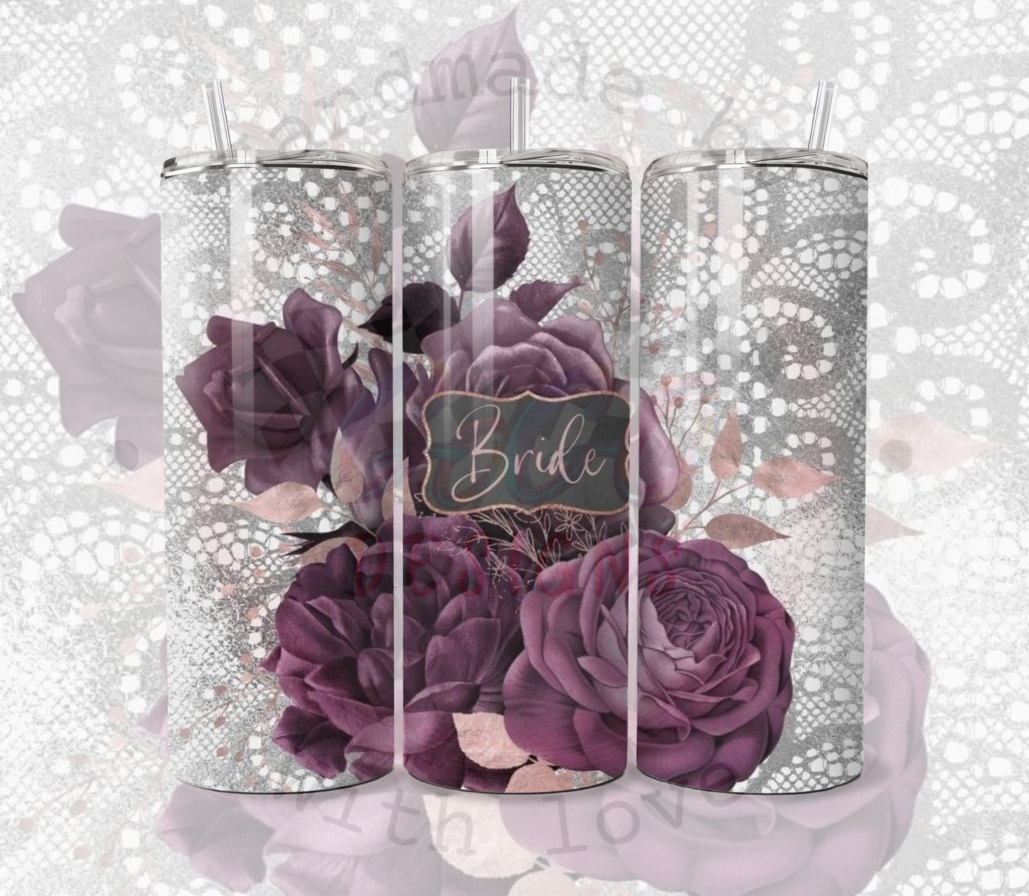 Bridesmaid 20 Ounce Tumblers Insulated, Creative Designs