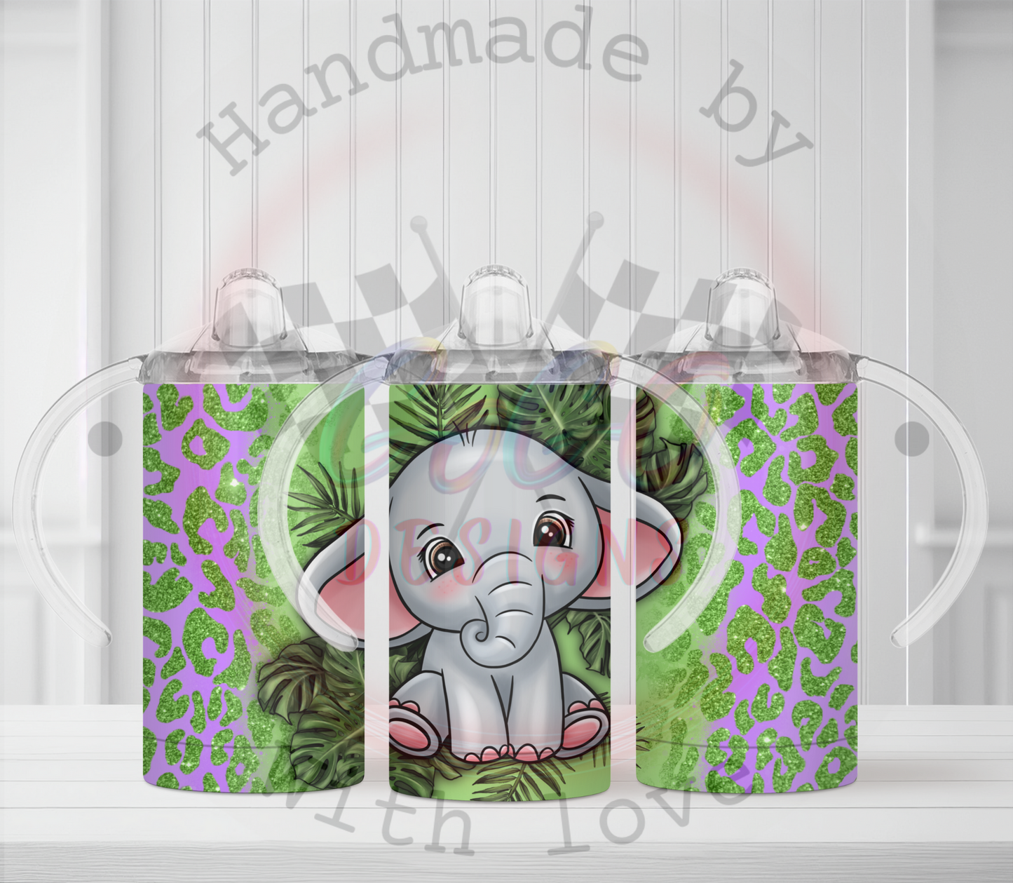 Zoo Animals cup 12 oz Insulated, Holds Temp