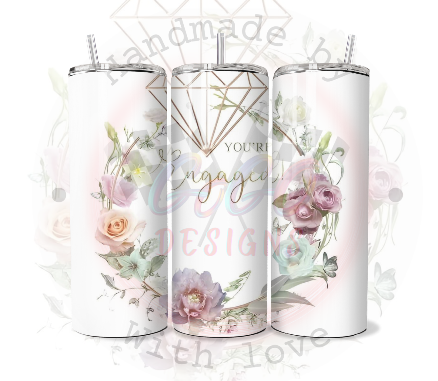 Bridesmaid 20 Ounce Tumblers Insulated, Creative Designs