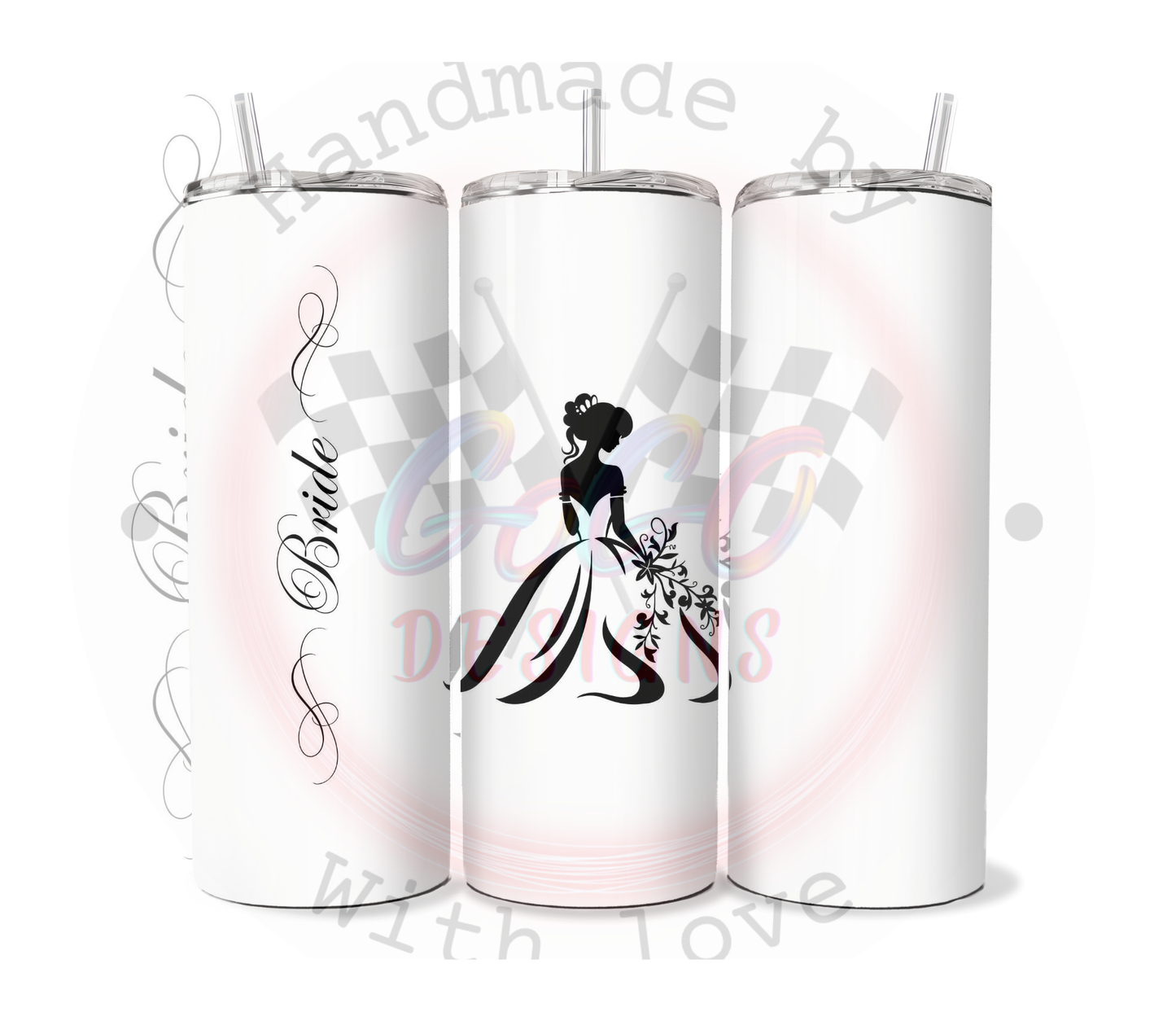 Bridesmaid 20 Ounce Tumblers Insulated, Creative Designs