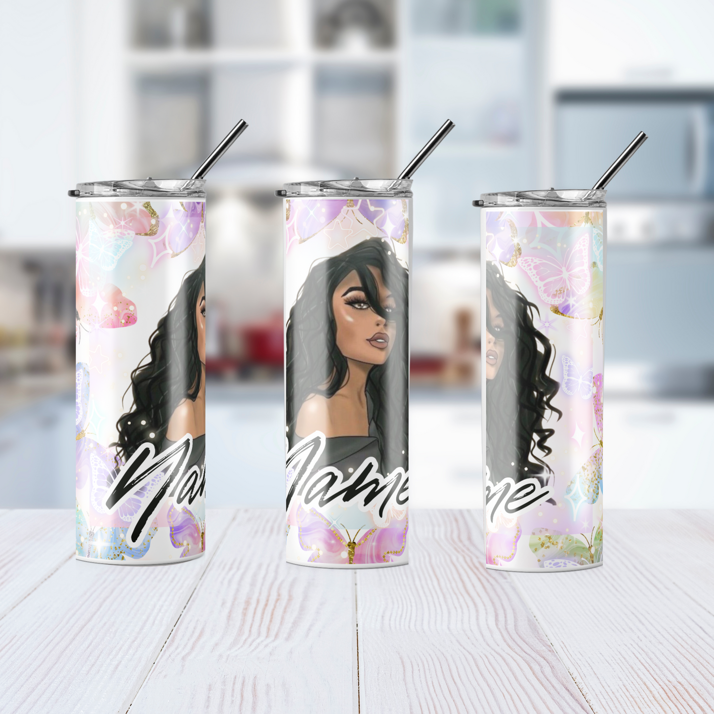 See yourself Water Bottle / Your Name Customizable Tumbler 20 oz