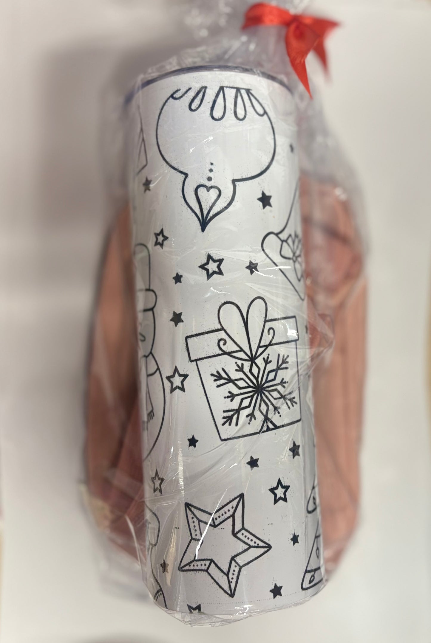 Gift set. Tumbler with crossbody bags