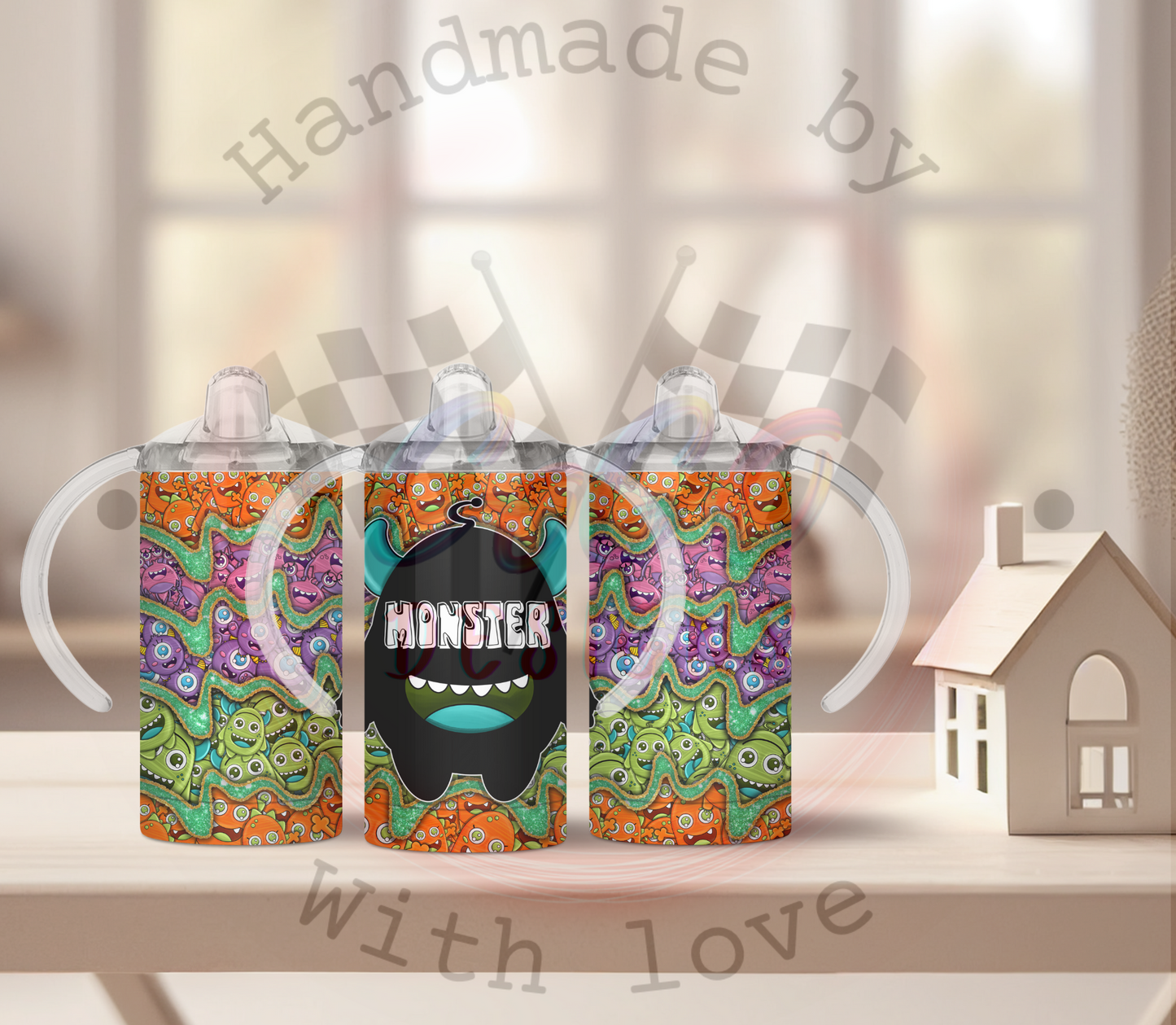 Monster sippy cup 12 oz Insulated, Holds Temp