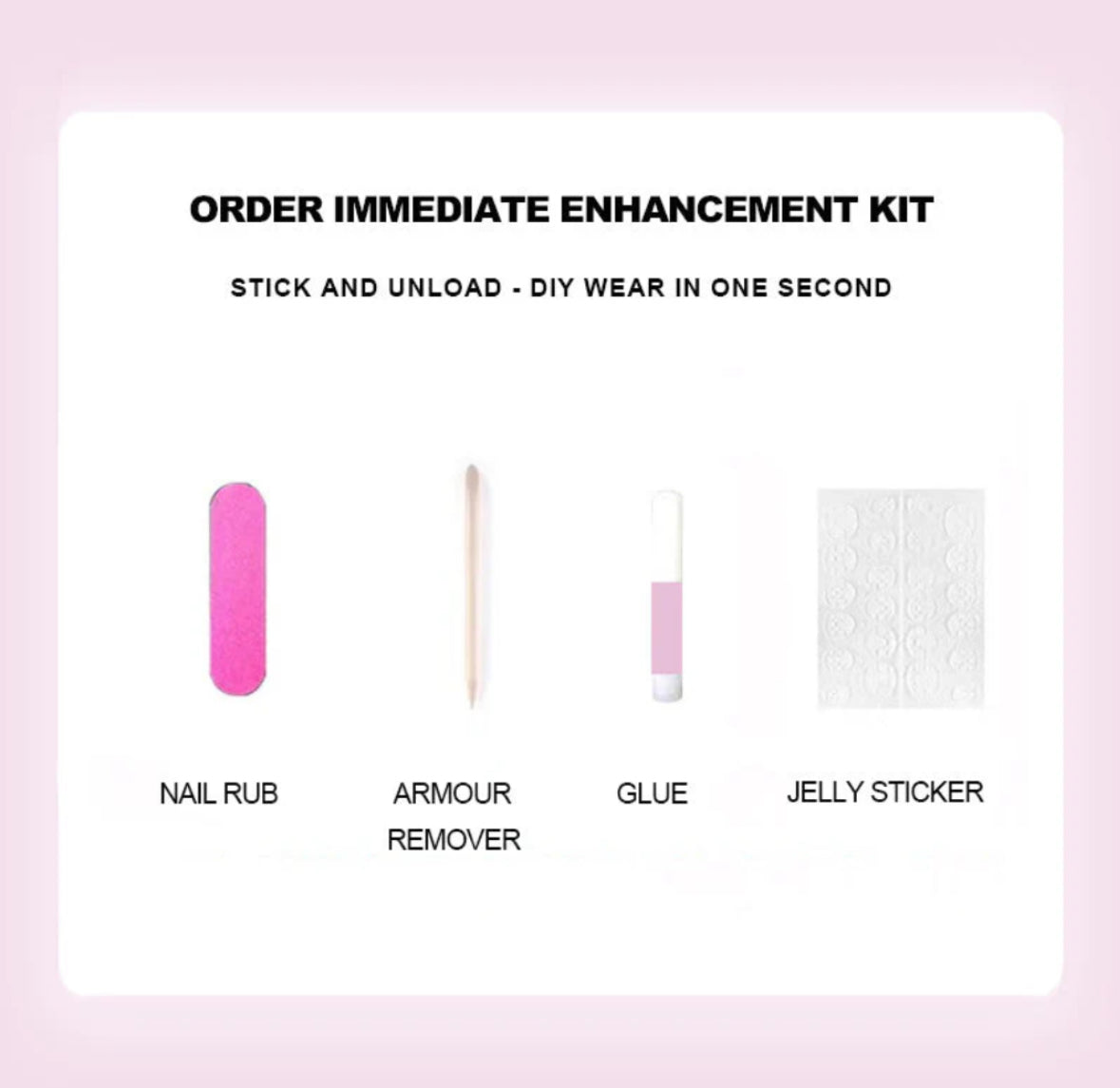 【Mystery Bag】 $3.99 Flash Sale 1 Bag=1 Random Handmade Press On Nail Set(10pcs), nail stickers, and more