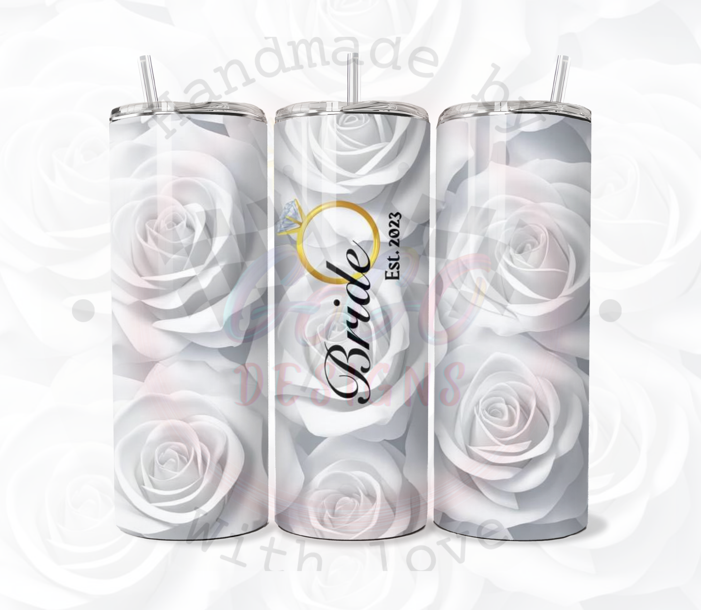 Bridesmaid 20 Ounce Tumblers Insulated, Creative Designs