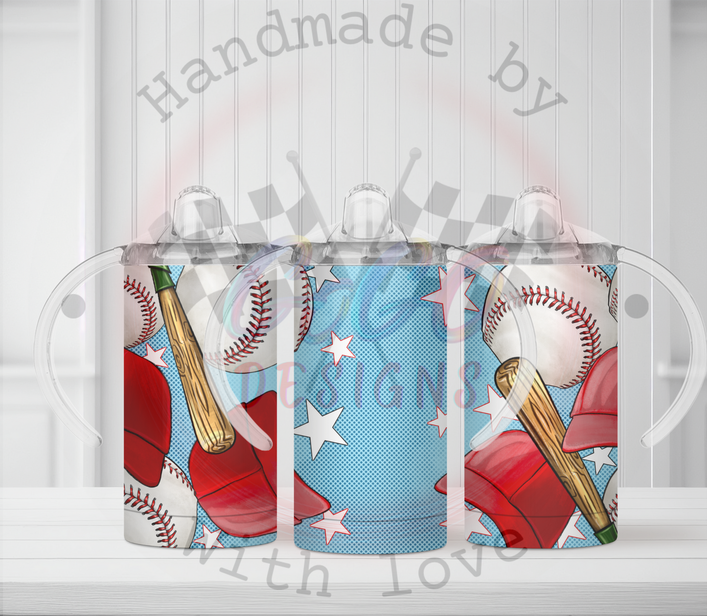 Personalized Designs colors sippy cup 12 oz Insulated, Holds Temp