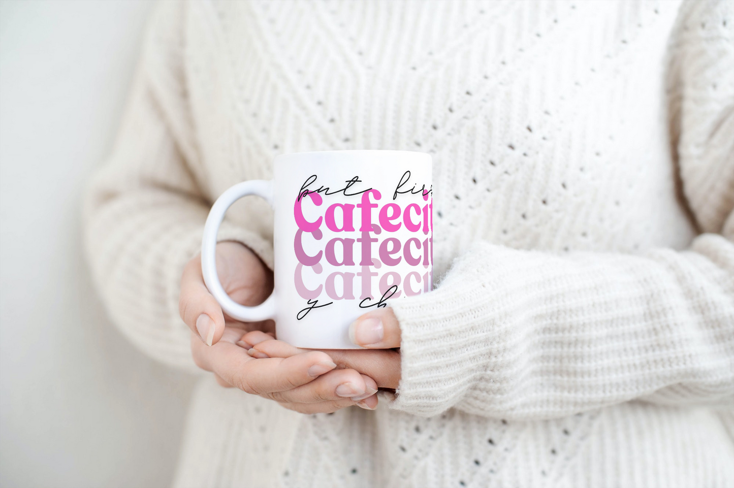 11 oz Ceramic Cup/ Mug Handmade Cafecito y Chisme/ 4 Designs Sublimation/ tea Coffee.