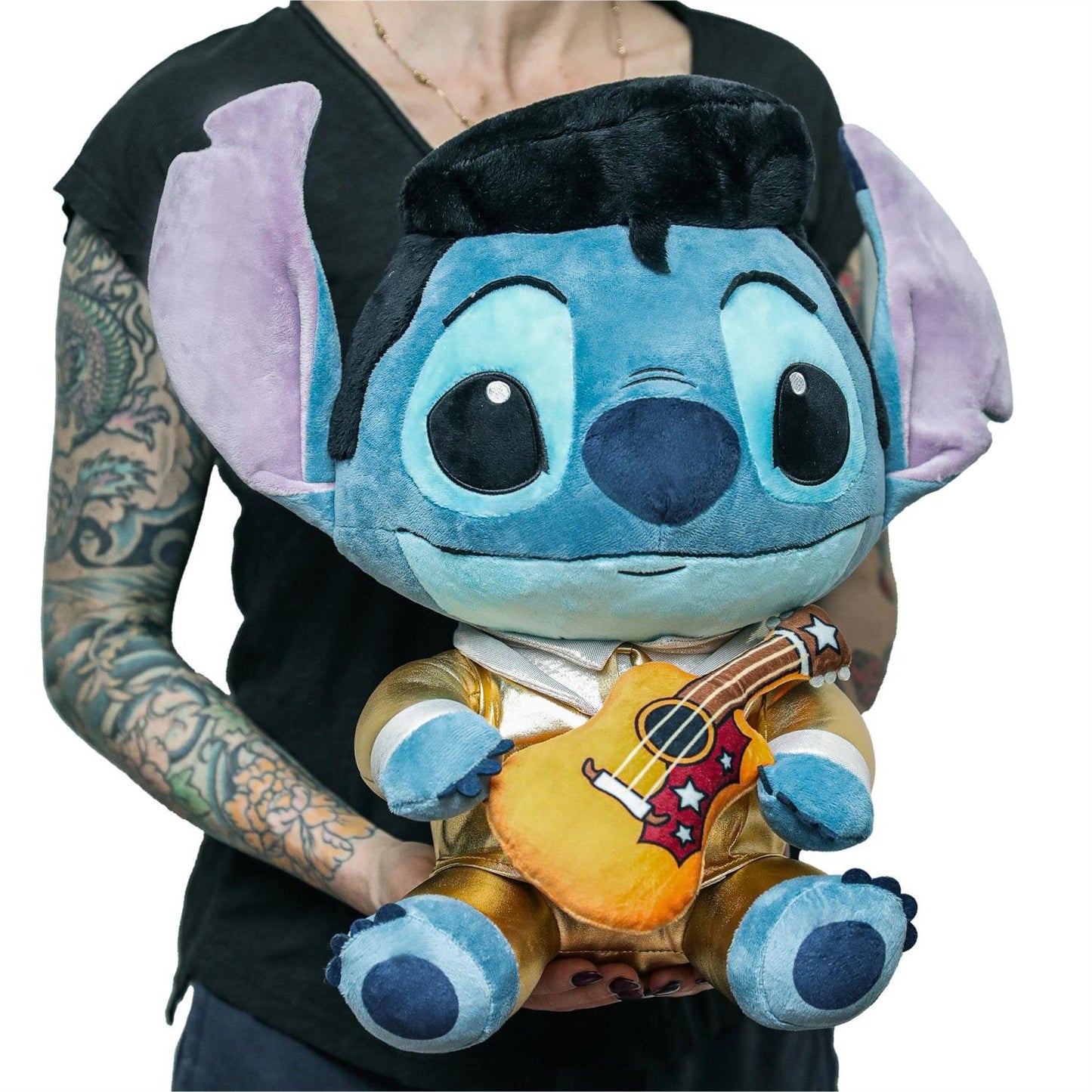 Lilo & Stitch Hug Me Elvis Gold Suit Plushie
