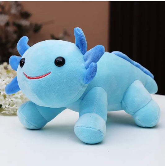 Blue Axolotl Plush Toy, Soft Stuffed Animal, Kawaii Plush Toy  12 inch for Kids, Toddlers, Girls, Boys, Children