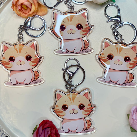 DILUTE TORTOISESHELL Kitten Keychain