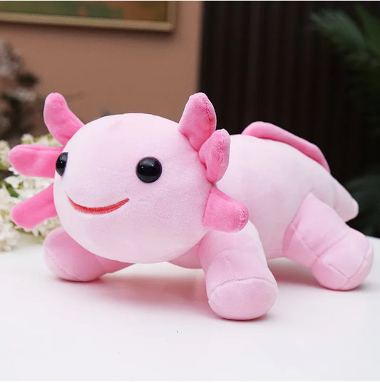 Pink Axolotl Plush Toy, Soft Stuffed Animal, Kawaii Plush Toy  12 inch for Kids, Toddlers, Girls, Boys, Children