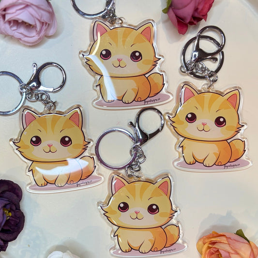 DOMESTIC SHORTHAIR Kitten Keychain