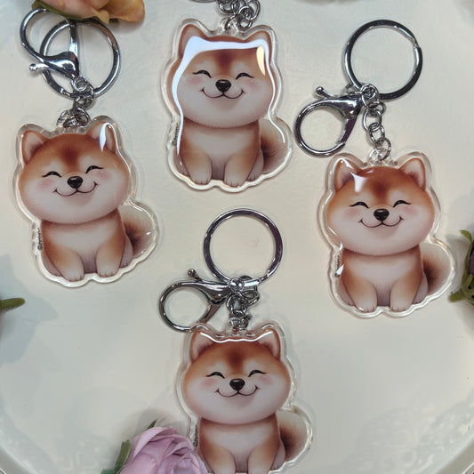 SHIBA INU Puppy Keychains