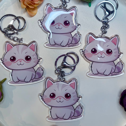 NORWEGIAN FOREST Kitten Keychain