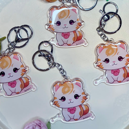 TURKISH VAN Kitten Keychain